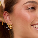 Brinco Argola Ora - Ouro 18K | SILLENE - uso