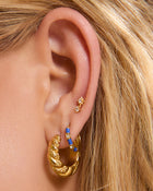 Brinco Argola Ora - Ouro 18K | SILLENE - uso