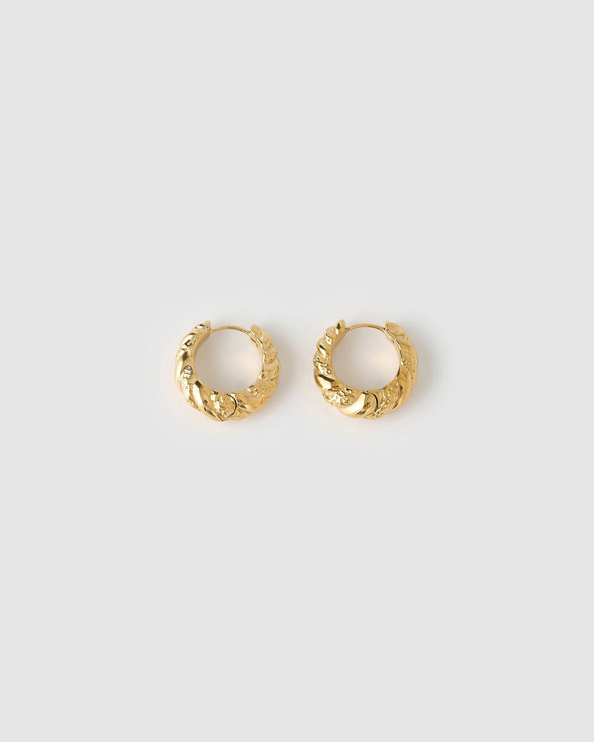 Brinco Argola Ora - Ouro 18K | SILLENE - Maxi