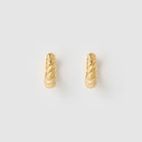 Brinco Argola Ora - Ouro 18K | SILLENE - Mini