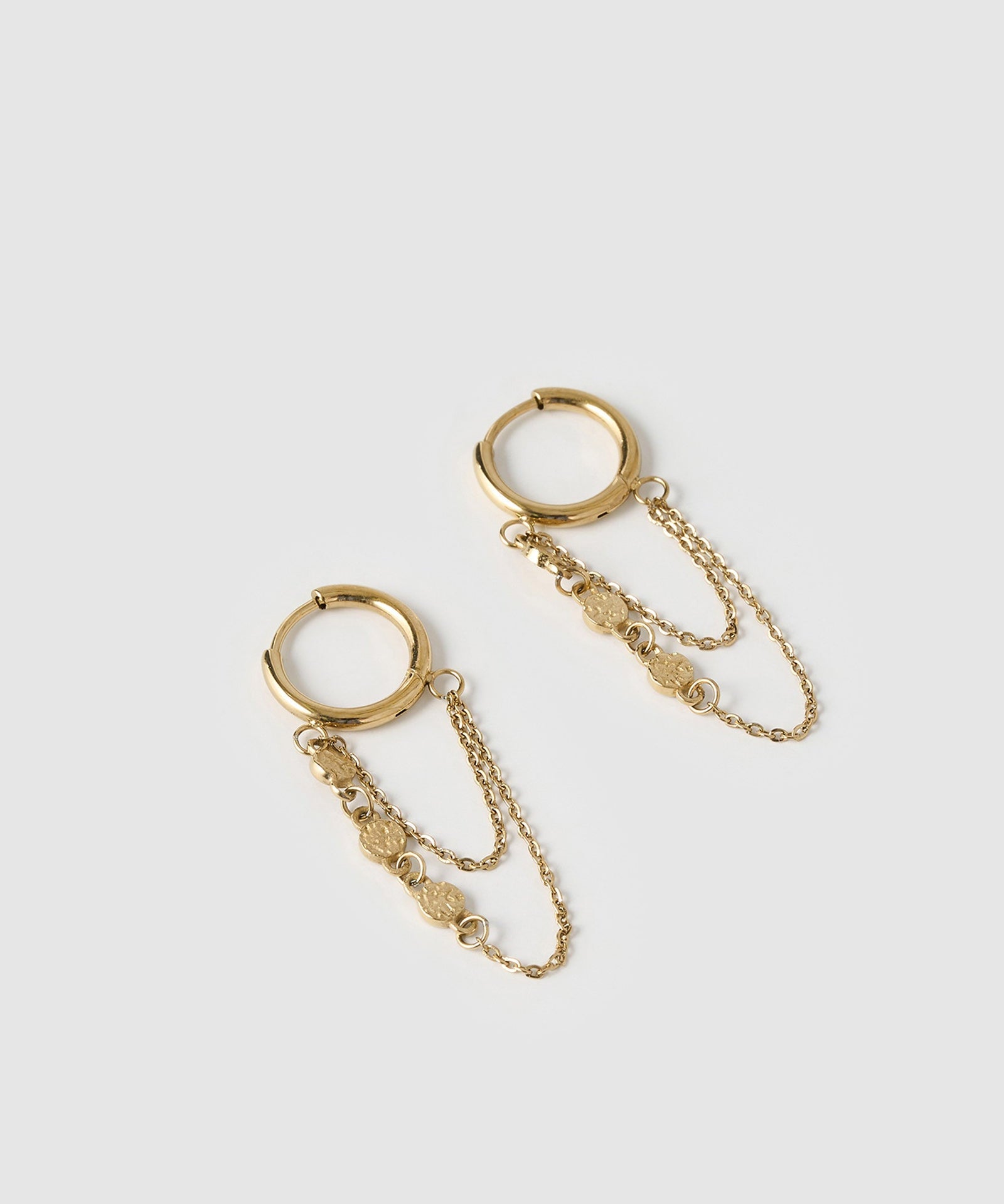Brinco Argola Paloma - Ouro 18K | SILLENE