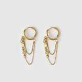 Brinco Argola Paloma - Ouro 18K | SILLENE