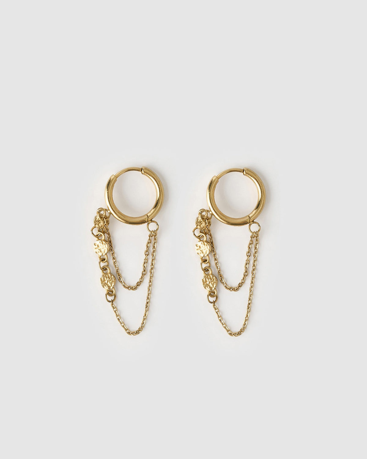 Brinco Argola Paloma - Ouro 18K | SILLENE