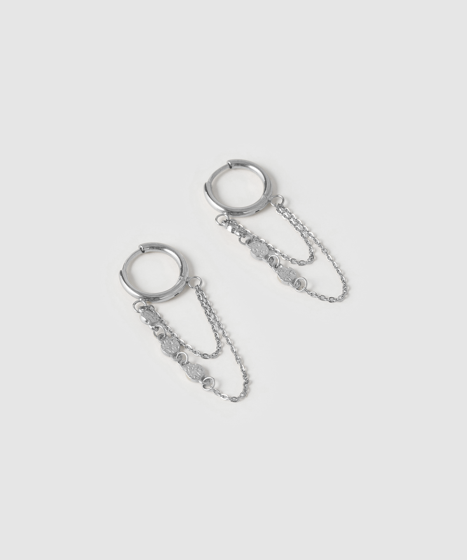 Brinco Argola Paloma - Prata | SILLENE