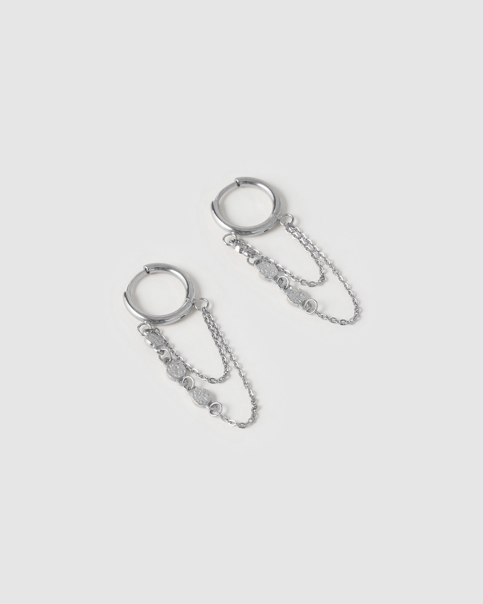 Brinco Argola Paloma - Prata | SILLENE