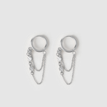 Brinco Argola Paloma - Prata | SILLENE