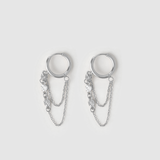 Brinco Argola Paloma - Prata | SILLENE