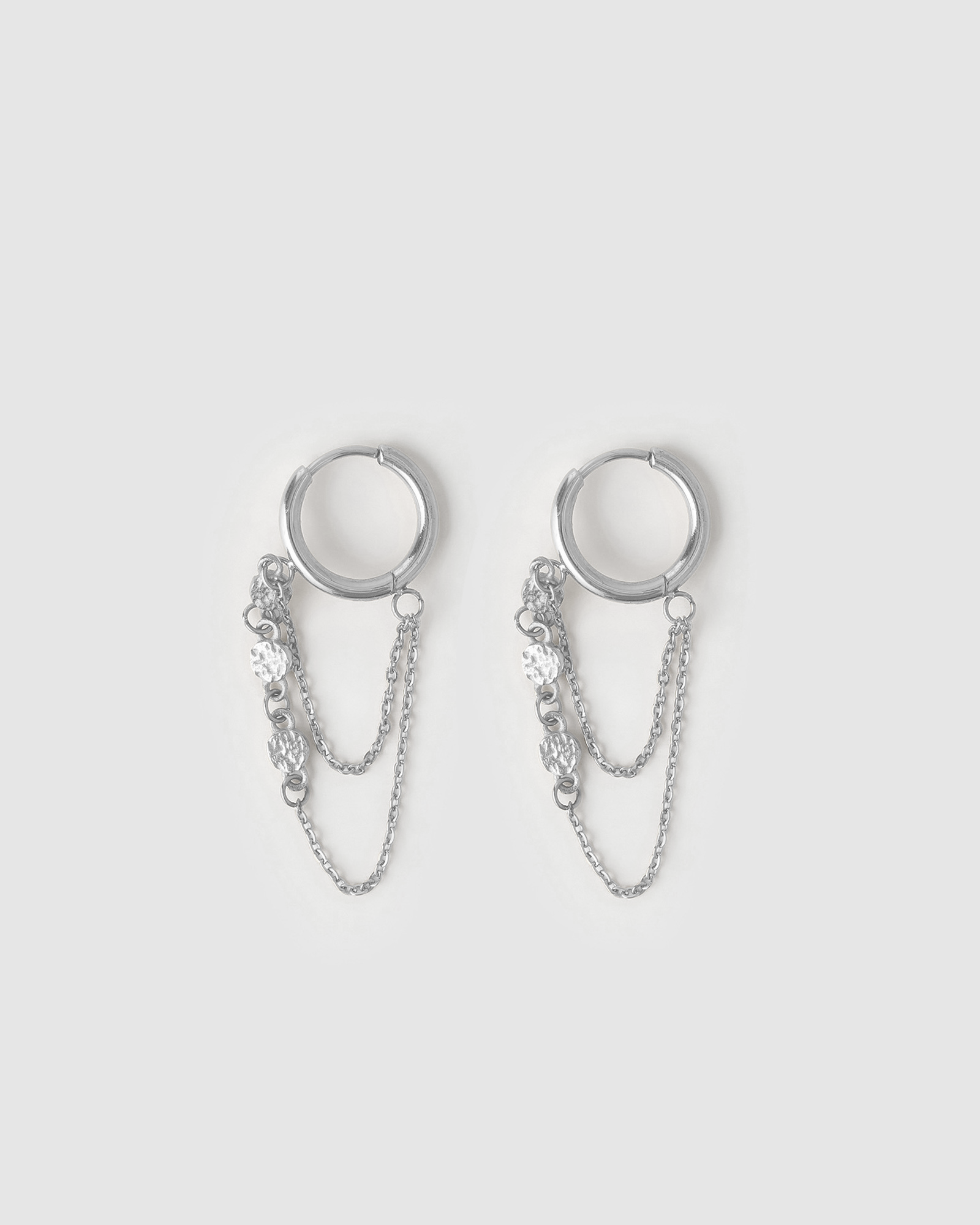Brinco Argola Paloma - Prata | SILLENE