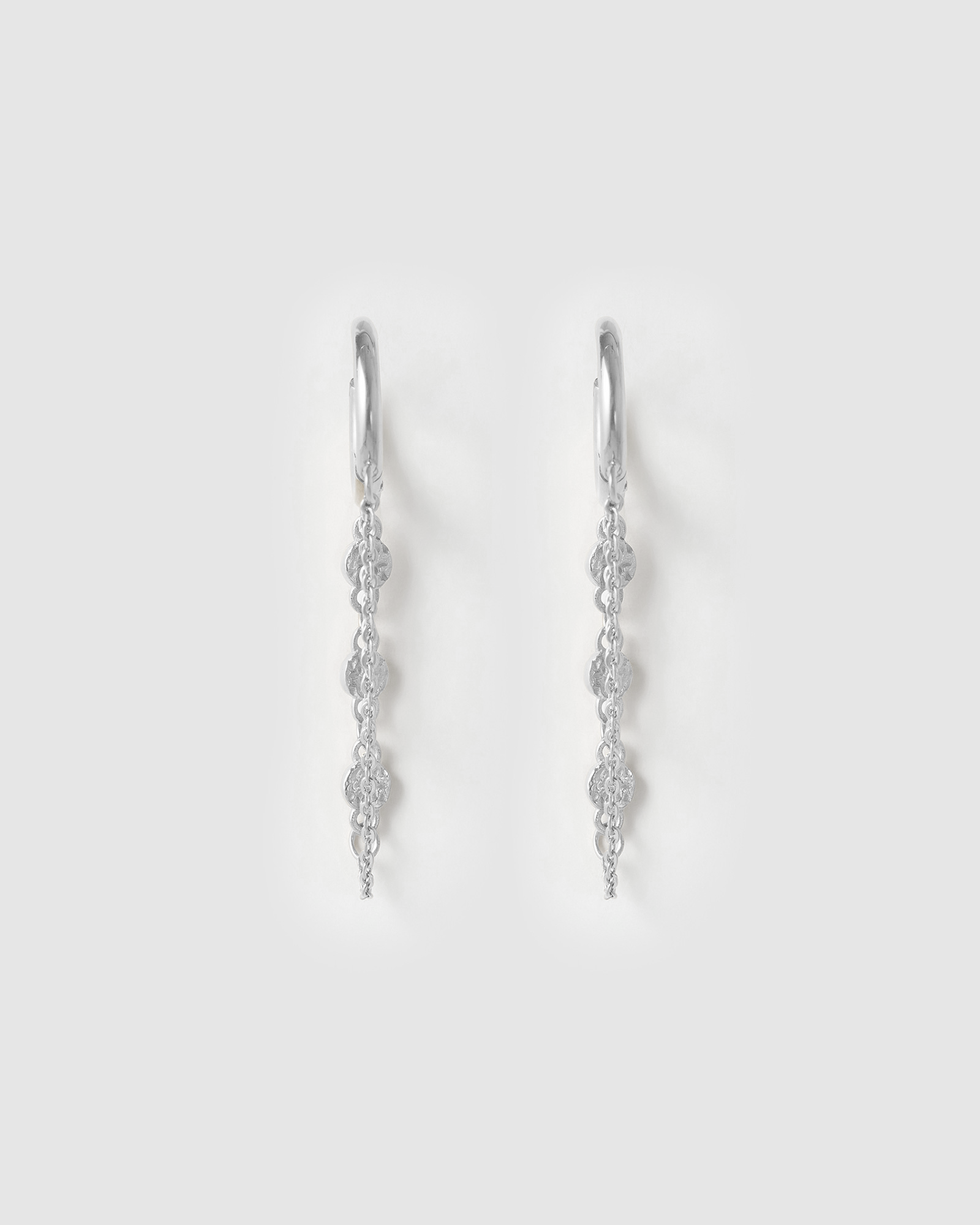 Brinco Argola Paloma - Prata | SILLENE