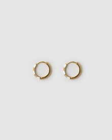 Brinco Argola Papaya com Esmalte - Coco - Ouro 18K - detalhe 04 | SILLENE