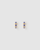 Brinco Argola Papaya com Esmalte - Mirtilo - Ouro 18K - detalhe 03 | SILLENE