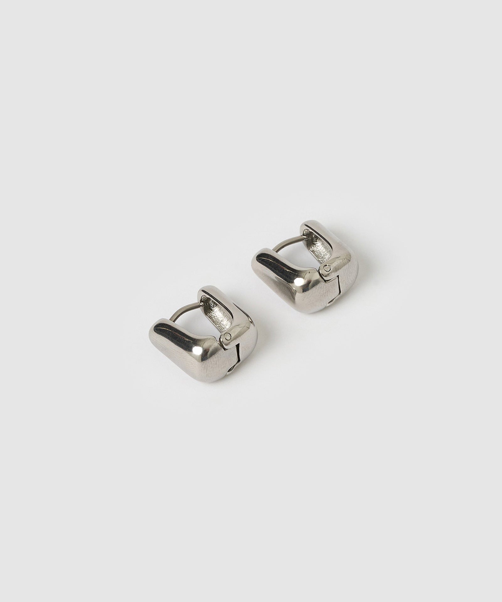 Brinco Argola Quadrada Tess - Prata | SILLENE