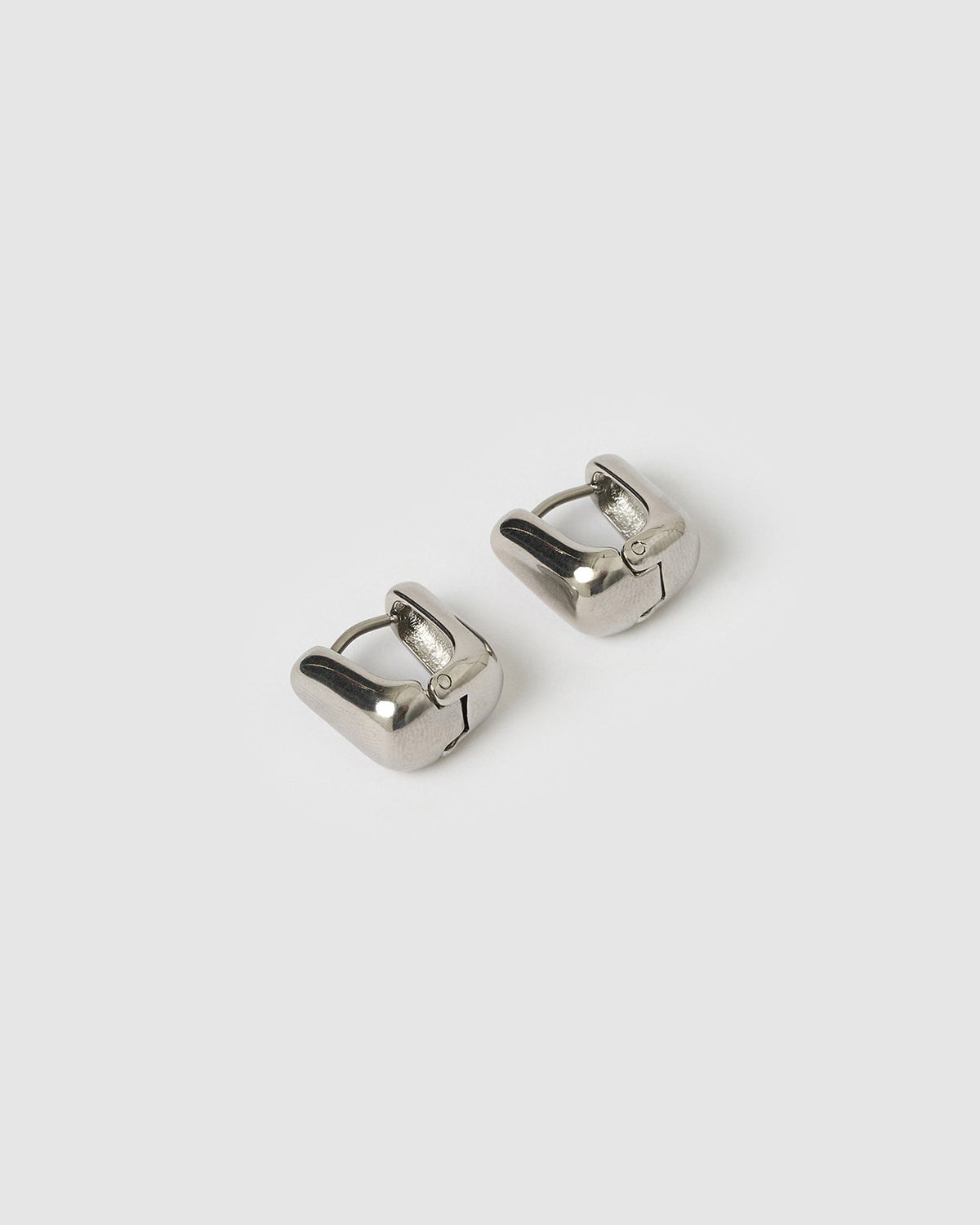 Brinco Argola Quadrada Tess - Prata | SILLENE