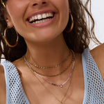 Brinco Argola Riley Grande - Ouro 18K | SILLENE