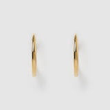 Brinco Argola Riley Grande - Ouro 18K | SILLENE