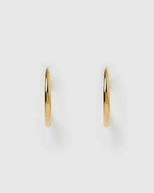 Brinco Argola Riley Grande - Ouro 18K | SILLENE