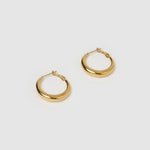 Brinco Argola Riley Pequena - Ouro 18K | SILLENE