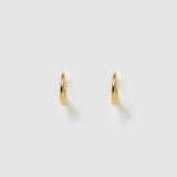 Brinco Argola Riley Pequena - Ouro 18K | SILLENE