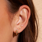 Brinco Argola Santino - Ouro 18K | SILLENE - uso