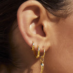 Brinco Argola Scarlet - Ouro 18K | SILLENE