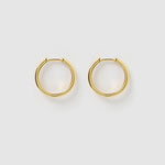 Brinco Argola Scarlet - Ouro 18K | SILLENE