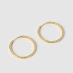 Brinco Argola Sebastian - Ouro 18K | SILLENE