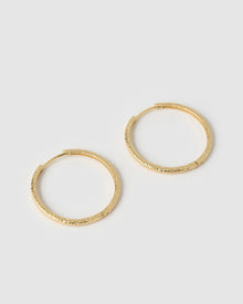Brinco Argola Sebastian - Ouro 18K | SILLENE