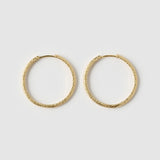 Brinco Argola Sebastian - Ouro 18K | SILLENE
