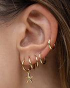 Brinco Argola Shia - Ouro 18K | SILLENE