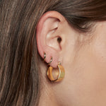 Brinco Argola Sicily - Ouro 18K - detalhe 03 | SILLENE