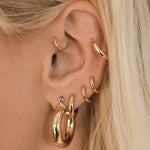 Brinco Argola Sicily - Ouro 18K - detalhe 08 | SILLENE