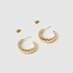 Brinco Argola Tilly - Ouro 18K | SILLENE
