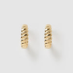 Brinco Argola Tilly - Ouro 18K | SILLENE