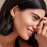 Brinco Argola Twist - Ouro 18K | SILLENE