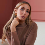 Brinco Argola Twist - Ouro 18K | SILLENE