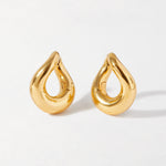Brinco Argola Twist - Ouro 18K | SILLENE