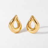 Brinco Argola Twist - Ouro 18K | SILLENE