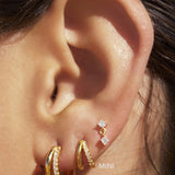 Brinco Argola Winnie - Ouro 18K | SILLENE - tamanhos