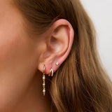 Brinco Argola Winnie - Ouro 18K | SILLENE - uso