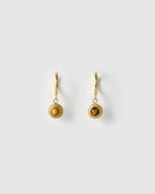 Brinco Asher Olho de Tigre - Ouro 18K | SILLENE