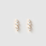 Brinco Ava Tarraxa Plana - Ouro 18K | SILLENE