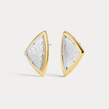 Brinco Bianco Nero - Ouro 18K | SILLENE