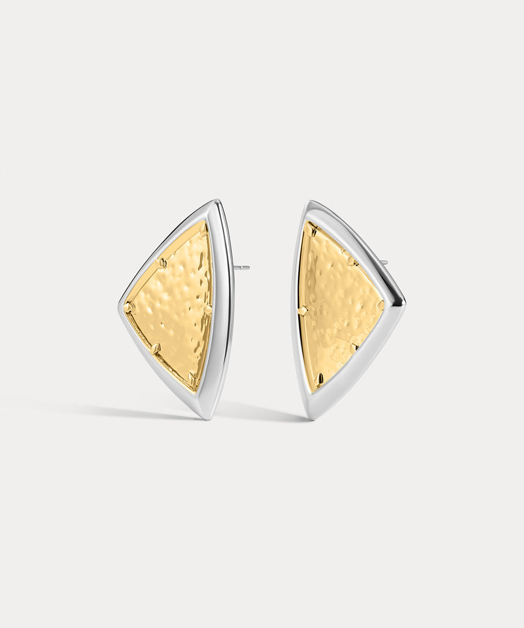 Brinco Bianco Nero - Prata | SILLENE