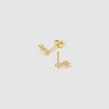 Brinco Bonnie Estrela - Ouro 18K | SILLENE
