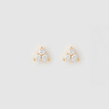 Brinco Cassia Pedra - Ouro 18K | SILLENE
