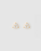 Brinco Cassia Pedra - Ouro 18K | SILLENE