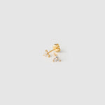 Brinco Cassia Pedra - Ouro 18K | SILLENE