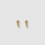 Brinco Cavalo-Marinho com Zircônia - Ouro 18K | SILLENE