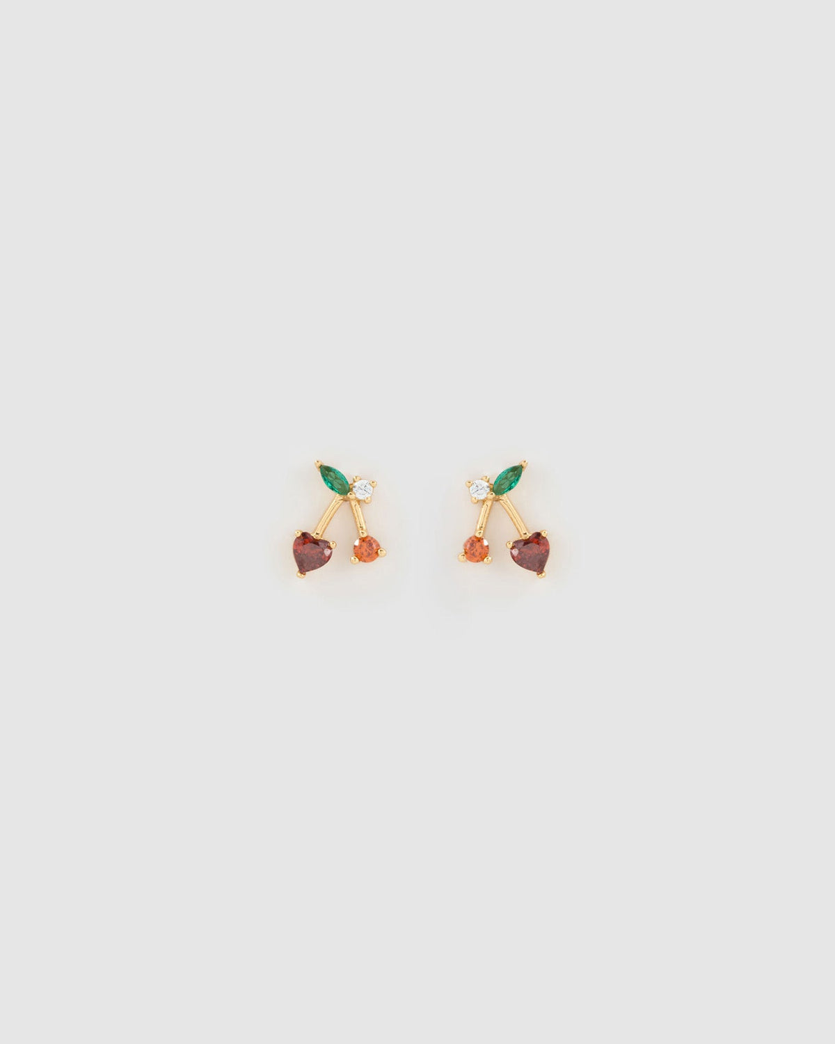 Brinco Cereja Cherry Bomb - Ouro 18K | SILLENE