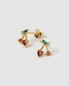 Brinco Cereja Cherry Bomb - Ouro 18K | SILLENE